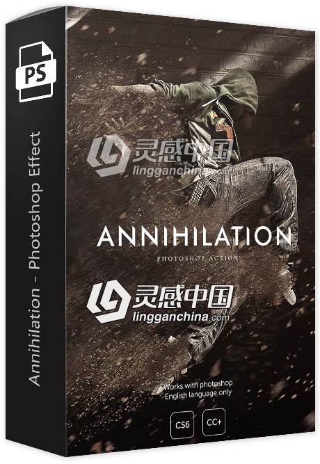 风暴湮灭PS动作 Annihilation Photoshop Effect 附视频教程  灵感中国网 www.lingganchina.com