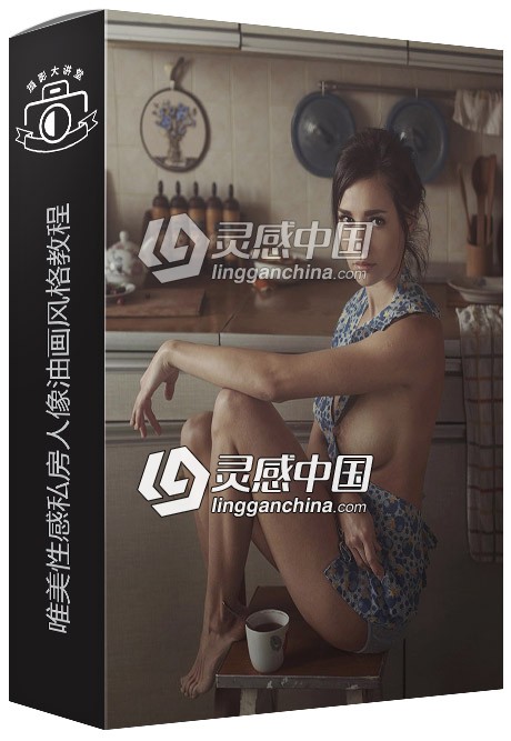 乌克兰摄影师David Dubnitskiy唯美性感私房人像油画风格视频教程  灵感中国网 www.lingganchina.com