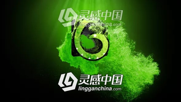 大气漂亮粒子LOGO标志片头AE模板 Videohive Epic Particles Logo  灵感中国网 www.lingganchina.com