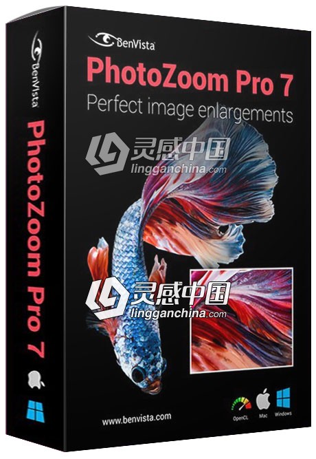 无损放大PS滤镜 Benvista PhotoZoom Pro 7.0.8 中文版 MacOSX  灵感中国网 www.lingganchina.com