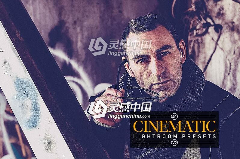 40组电影色调胶片Lightroom预设 40 Cinematic Lightroom Presets V2  灵感中国网 www.lingganchina.com