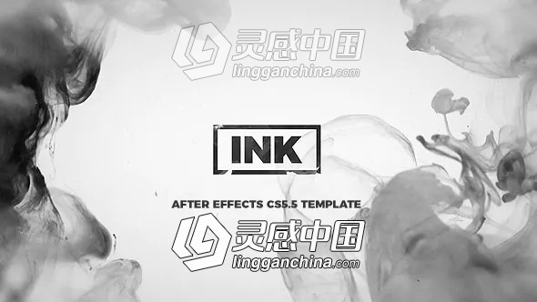 中国风水墨文字标题幻灯片效果展示AE模板 Videohive INK Titles / Slideshow  灵感中国网 www.lingganchina.com