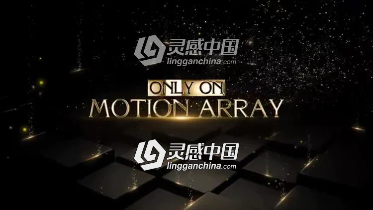 豪华粒子飞散文字标题片头展示AE模板 Videohive Luxury Title  灵感中国网 www.lingganchina.com