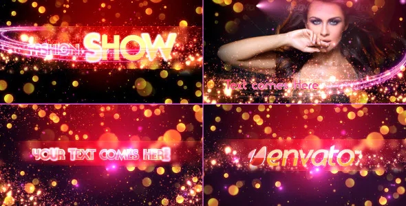 活力粒子闪耀图文展示包装动画AE模板 Videohive Stylish Fashion Slide Show  灵感中国网 www.lingganchina.com