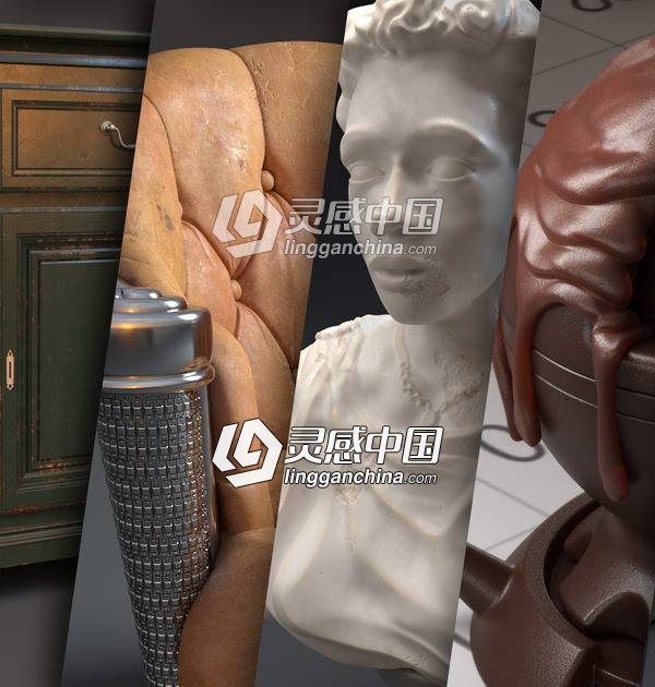 C4D阿诺德真实材质渲染视频教程第二季Developing Realistic shaders in Arnold  灵感中国网 www.lingganchina.com