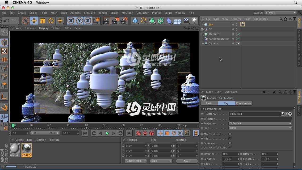 电影C4D的制作渲染技术视频教程 Production Rendering Techniques in C4D  灵感中国网 www.lingganchina.com