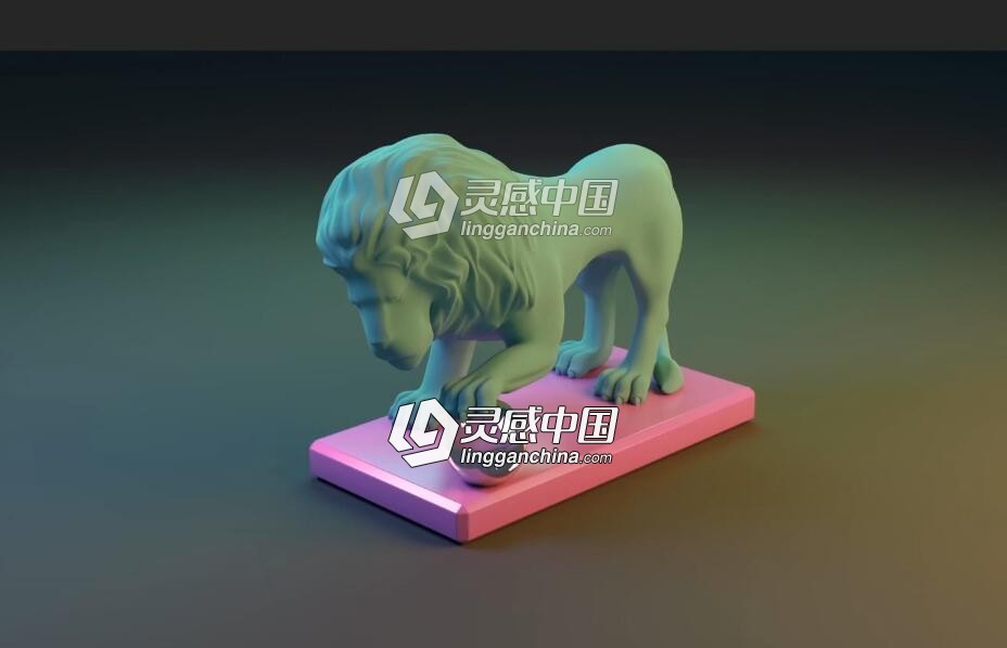 C4D中文字幕视频教程Octane rander进阶教程-灯光通道  灵感中国网 www.lingganchina.com