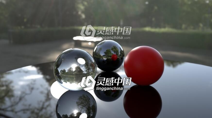 C4D R19 GPU渲染器 ProRender 基础视频教程  灵感中国网 www.lingganchina.com