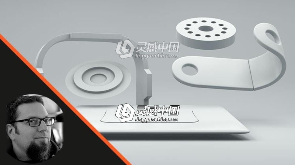 C4D高级硬面建模视频教程Advanced Hard-Surface Modeling Techniques in Cinema 4D  灵感中国网 www.lingganchina.com