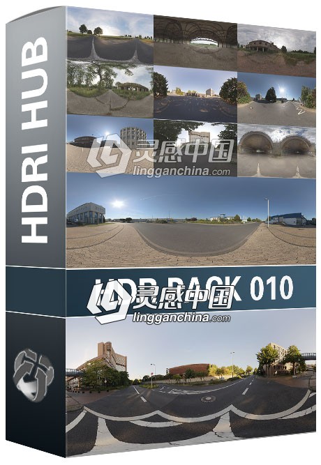 乡村道路HDRI环境贴图素材 HDRI Hub – HDR Pack 010  灵感中国网 www.lingganchina.com