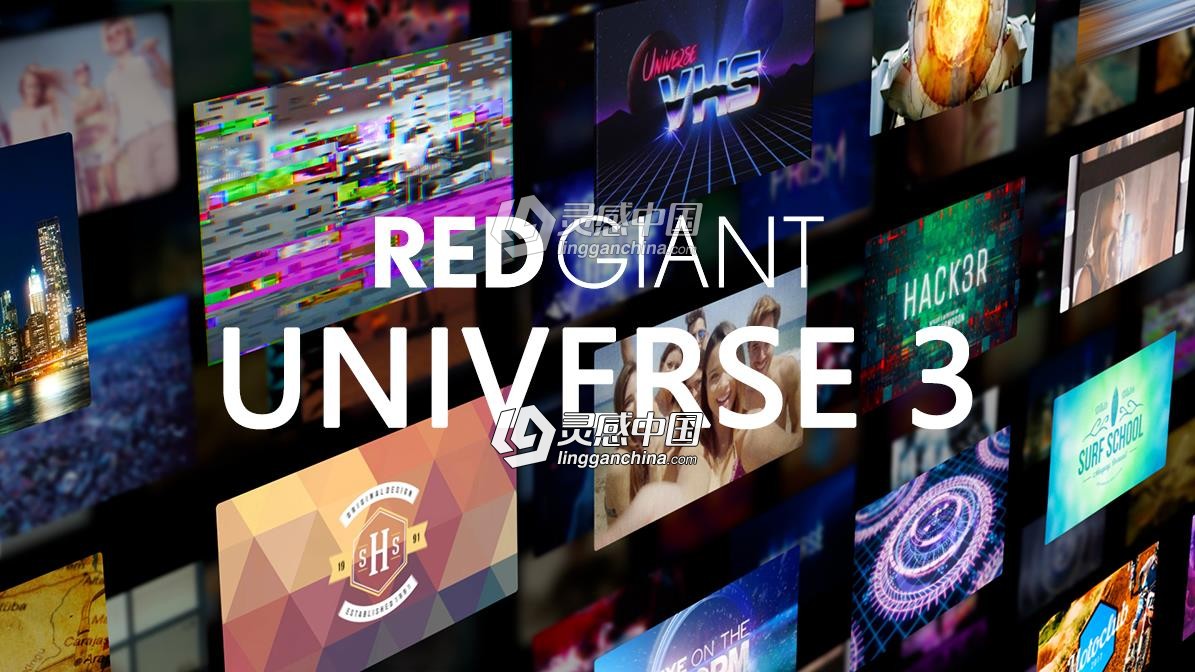 红巨人视觉特效和转场插件包 Red Giant Universe v3.1.5 Mac序列号注册破解版  灵感中国网 www.lingganchina.com