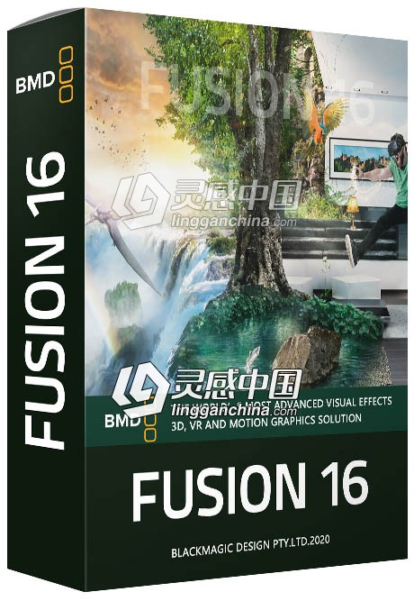 影视后期特效合成软件正式版 Fusion Studio 16.1 Build 18 Mac破解版  灵感中国网 www.lingganchina.com