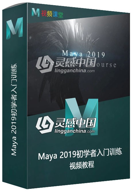 Maya 2019初学者入门训练视频教程  灵感中国网 www.lingganchina.com