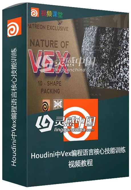 Houdini中Vex编程语言核心技能训练视频教程  灵感中国网 www.lingganchina.com