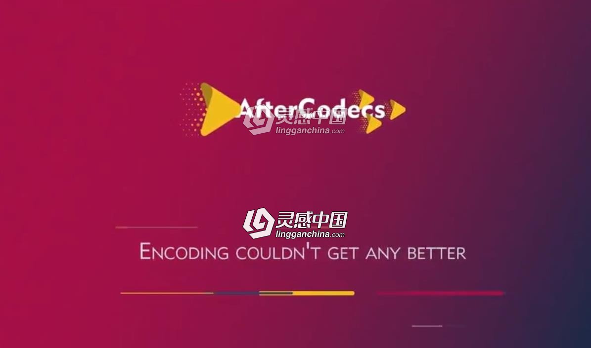 特殊编码加速输出渲染插件AE/PR/AME插件 AfterCodecs v1.9.0 Win/Mac破解版免费下载  灵感中国网 www.lingganchina.com