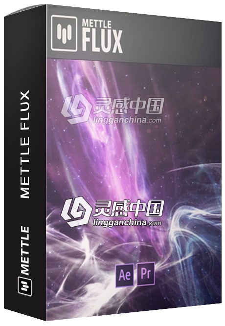 抽象梦幻背景生成器AE/PR插件 Mettle Flux v1.11.1 Mac破解版  灵感中国网 www.lingganchina.com