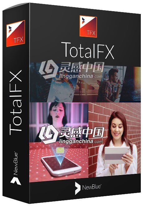 视觉特效转场调色字幕磨皮美颜防抖滤镜包NewBlueFX TotalFX7 v6.0.200108 CE Win  灵感中国网 www.lingganchina.com