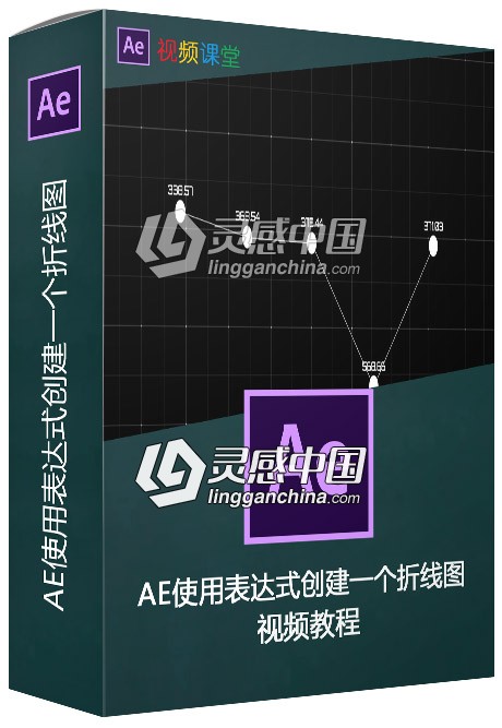 AE使用表达式创建一个折线图视频教程  灵感中国网 www.lingganchina.com