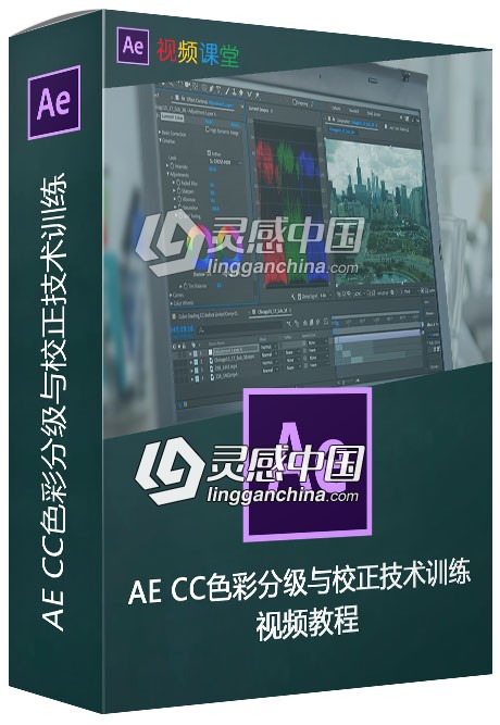 AE CC色彩分级与校正技术训练视频教程  灵感中国网 www.lingganchina.com