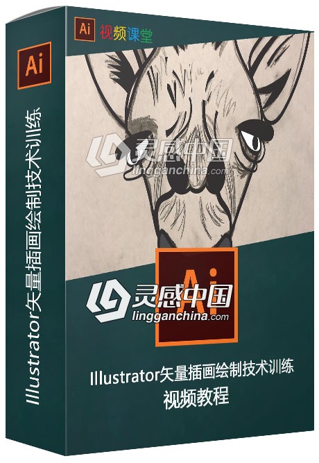 Illustrator矢量插画绘制技术训练视频教程  灵感中国网 www.lingganchina.com