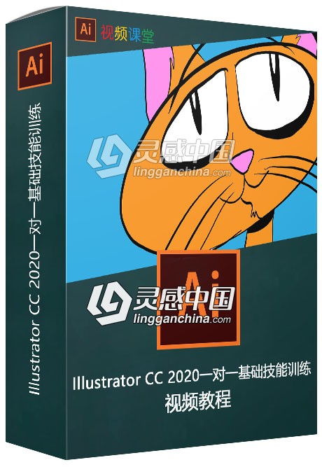 Illustrator CC 2020一对一基础技能训练视频教程  灵感中国网 www.lingganchina.com