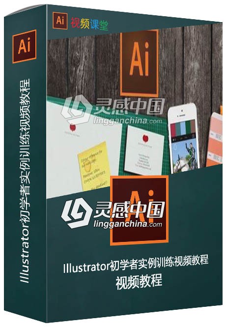 Illustrator初学者实例训练视频教程  灵感中国网 www.lingganchina.com