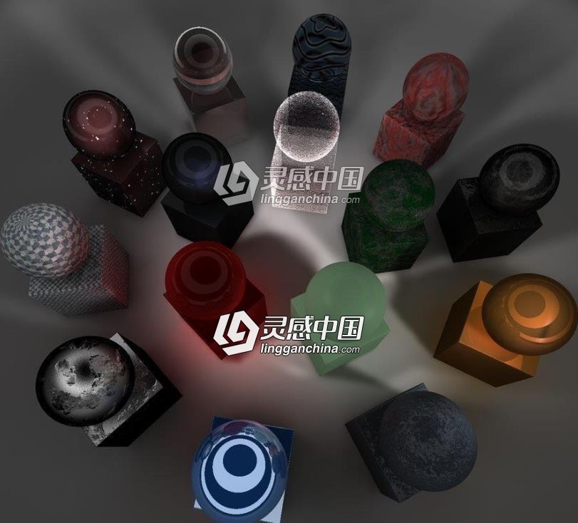 15款C4D材质包 C4D material C4D材质  灵感中国网 www.lingganchina.com