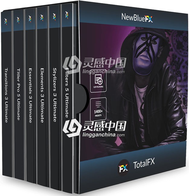 AE/PR视觉特效转场插件 NewBlueFX TotalFX7 V7.3.2009.3 Win破解版  灵感中国网 www.lingganchina.com