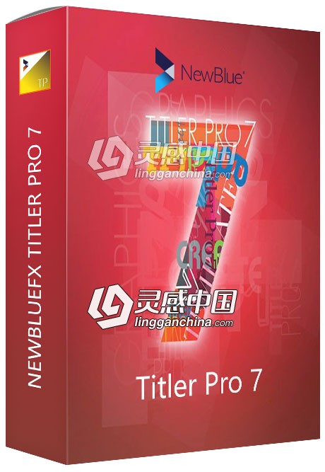 专业文字标题字幕制作中文插件 NewBlueFX Titler Pro 7.3 Win中文破解版 支持AE/PR  灵感中国网 www.lingganchina.com