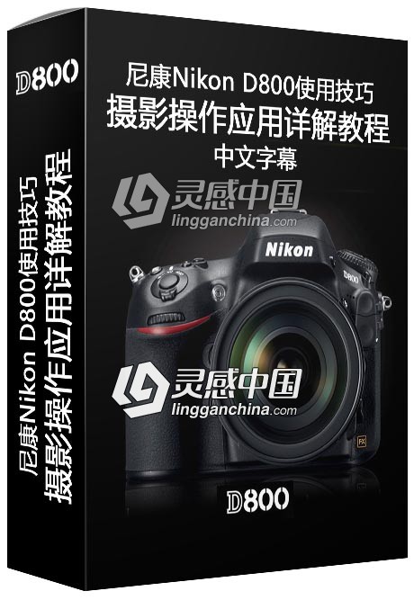 尼康Nikon D800摄影操作使用技巧应用详解中文字幕视频教程  灵感中国网 www.lingganchina.com