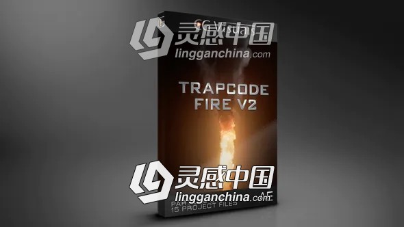 使用Particular插件制作模拟15种火焰燃烧动画特效库AE模板  灵感中国网 www.lingganchina.com