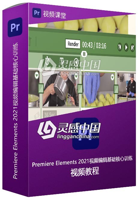 Premiere Elements 2021视频编辑基础核心训练视频教程  灵感中国网 www.lingganchina.com