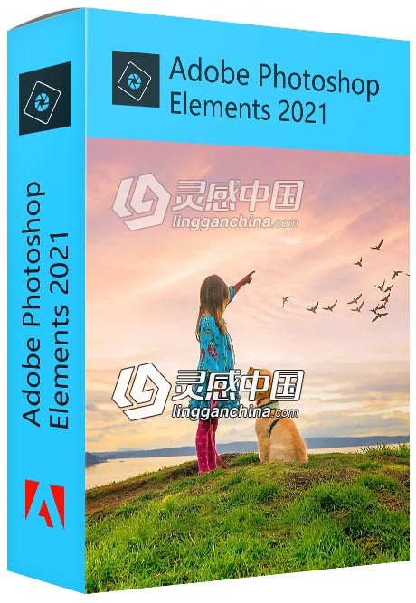 Adobe Photoshop Elements 2021 19.0 Winx64中英文版一键安装完整版  灵感中国网 www.lingganchina.com