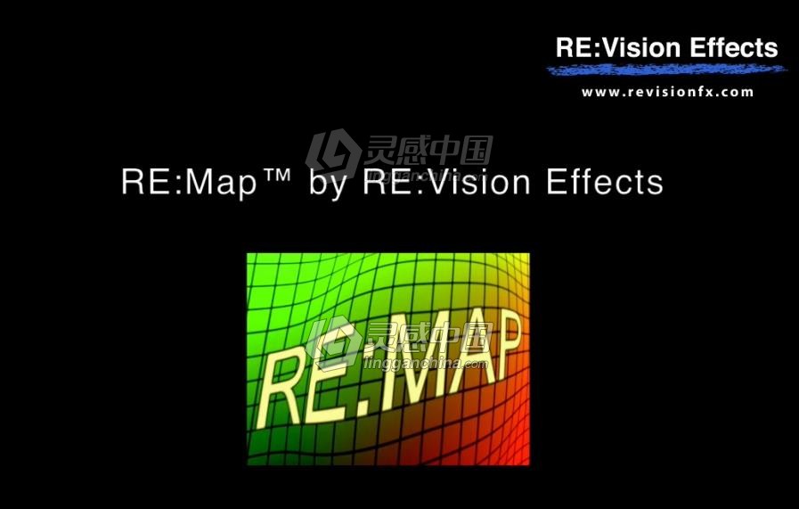 UV贴图映射变形AE插件 RevisionFX ReMap v3.2.1 Mac破解版  灵感中国网 www.lingganchina.com