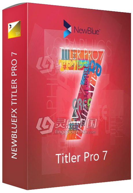 专业文字标题字幕制作工具 NewBlueFX Titler Pro 7.4.201109 Ultimate Win中文破解版 支持AE/PR/AVID/EDIU  灵感中国网 www.lingganchina.com