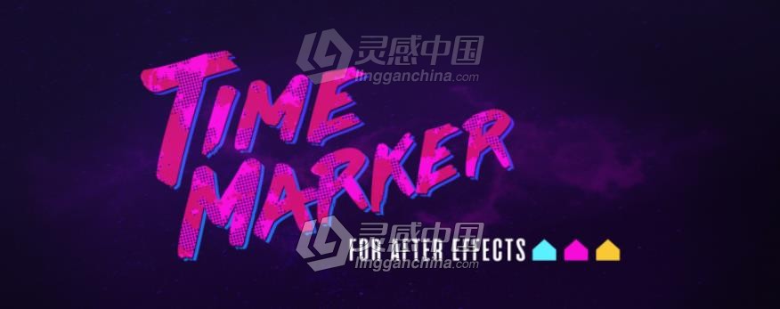 将自定义标记快速添加到合成和图层AE脚本 TimeMarker v1.0.3  灵感中国网 www.lingganchina.com