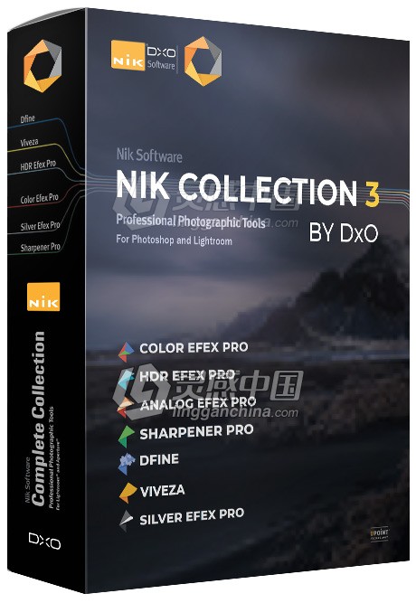 Nik Collection 3 for mac(Nik插件滤镜套装)Nik Collection V3.3.0中文破解版 支持PS 2021  灵感中国网 www.lingganchina.com