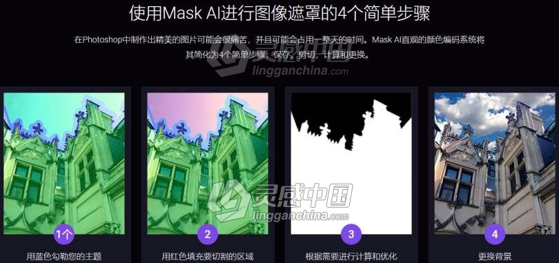 PS人工AI智能蒙版抠图插件Topaz Mask AI 1.3.6汉化版 Topaz Mask AI 1.3.6中文版 支持PS 2021  灵感中国网 www.lingganchina.com