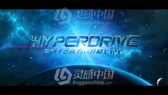 星空光速星球特效动画大气宣传视频片头效果制作AE模板AE工程文件  灵感中国网 www.lingganchina.com