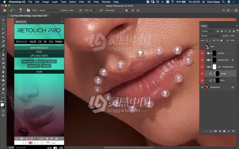 Retouch Pro官方视频教程 中文字幕  灵感中国网 www.lingganchina.com