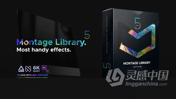 1000+视频蒙太奇特效制作效果预设AE脚本 Montage Library v5.0预设包 Animation Studio脚本预设  灵感中国网 www.lingganchina.com