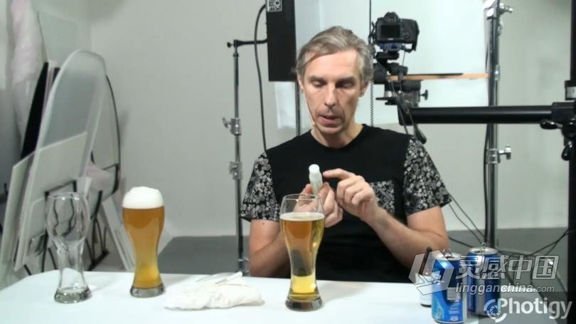 摄影师Alex Koloskov啤酒主题专业摄影及后期图像修饰处理视频教程 How to Shoot a Glass of Beer  灵感中国网 www.lingganchina.com