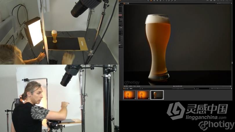 摄影师Alex Koloskov啤酒主题专业摄影及后期图像修饰处理视频教程 How to Shoot a Glass of Beer  灵感中国网 www.lingganchina.com