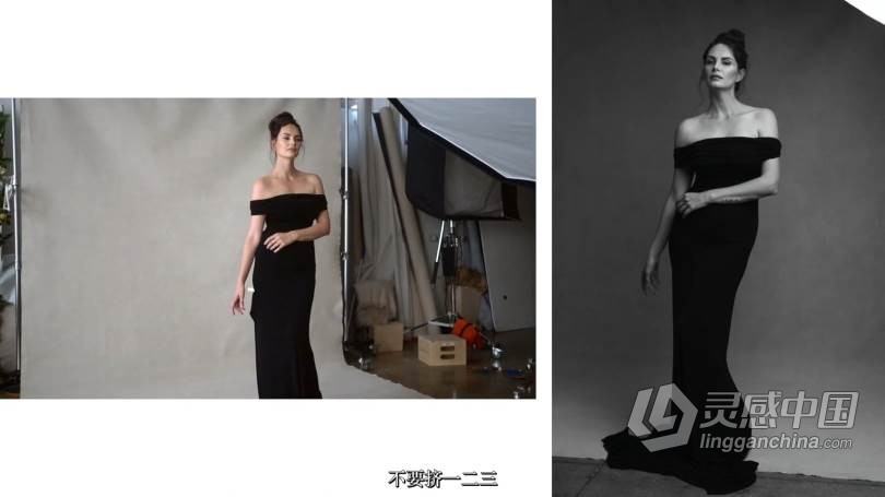 Lola Melani Academy孕妇人像写真创意时装礼服绘画艺术摄影教程 中文字幕 The Art of Draping  灵感中国网 www.lingganchina.com