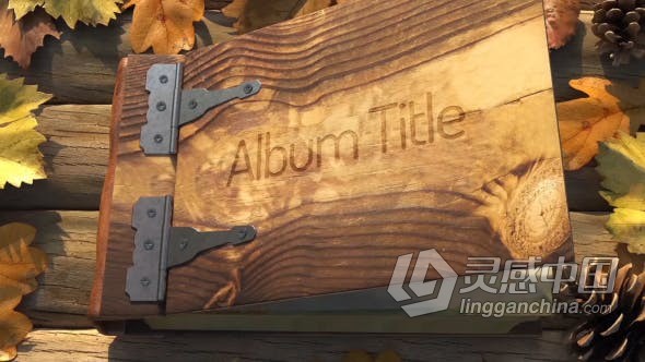 秋天回忆相册3D书箱翻页展示照片动画效果幻灯片视频相册制作 AE模板 AE工程文件 Seasons Change Photo Album  灵感中国网 www.lingganchina.com
