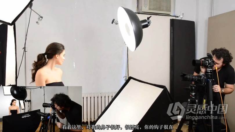 Fstoppers摄影师Peter Hurley完美头像人像面部布光教程 中文字幕 Fstoppers - Illuminating The Face Ligh  灵感中国网 www.lingganchina.com