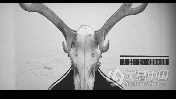 怀旧复古风独特故障过渡图文宣传视频相册 AE模板 AE工程文件 Retro l Strange Slideshow  灵感中国网 www.lingganchina.com