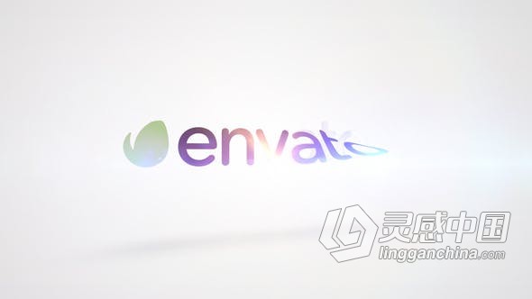 企业公司LOGO动画优雅旋转扭曲明亮标志视频片头 AE模板 AE工程文件 Clean Elegant Rotation Logo 5  灵感中国网 www.lingganchina.com