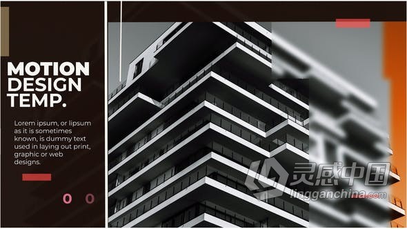 优雅多功能房地产开发企业建筑公司酒店广告设计公司幻灯片 AE模板 AE工程文件 Elegant Real Estate Slideshow  灵感中国网 www.lingganchina.com