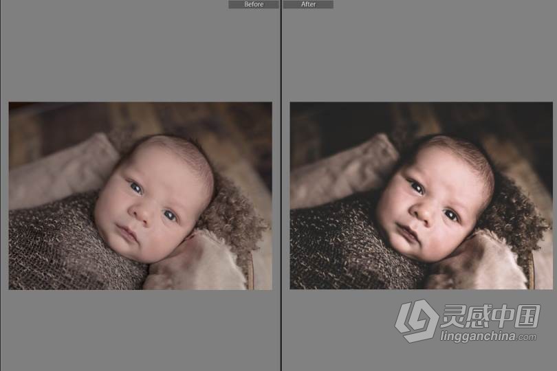 新生儿婴儿儿童摄影后期Lightroom预设/手机APP滤镜 5 Newborn Lightroom Presets  灵感中国网 www.lingganchina.com